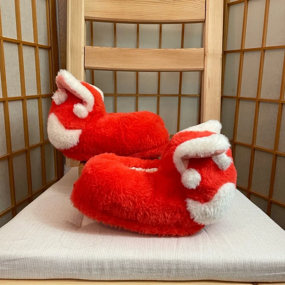Disney Official Turning Red Plush Red Panda Slippers Kids Toddler 11
